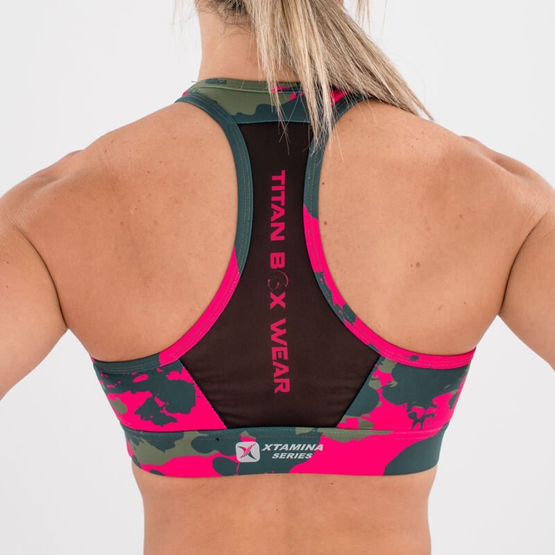 Sujetador Deportivo Xtamina Luxe (Clash Pink/Green) 4 Sujetador Deportivo Xtamina Luxe (Clash Pink/Green) - Imagen 4