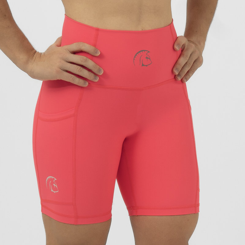 Pantalón Corto AuraLux II 6" Tights Cintura Alta (Core Neon Pink) 3 Pantalón Corto AuraLux II 6" Tights Cintura Alta (Core Neon Pink) - Imagen 3