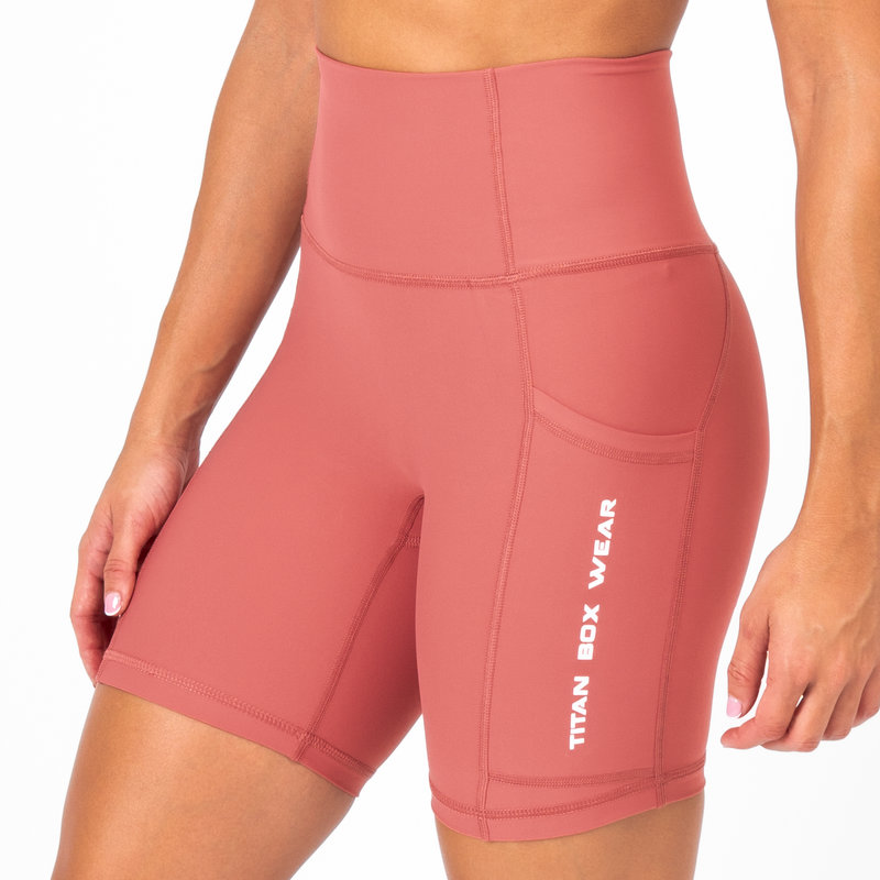 Pantalón Corto AuraLux II 6" Tights Cintura Alta (Core Rose Pink) 1 Pantalón Corto cross training Auralux II 6" Tights Cintura Alta Core Rose Pink