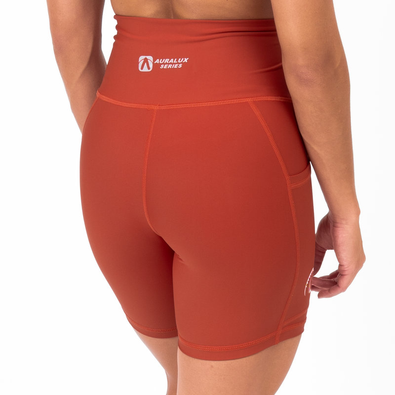 Pantalón Corto AuraLux II 6" Tights Cintura Alta (Core BrickStone) 2 Pantalón Corto AuraLux II 6" Tights Cintura Alta (Core BrickStone) - Imagen 2