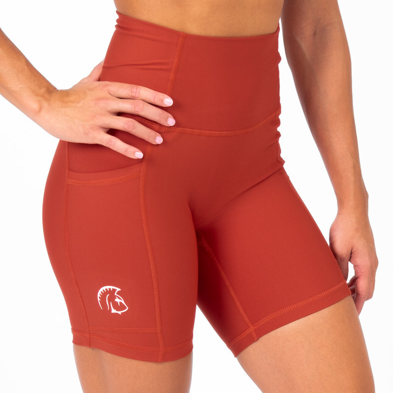 Pantalón Corto AuraLux II 6" Tights Cintura Alta (Core BrickStone) 3 Pantalón Corto AuraLux II 6" Tights Cintura Alta (Core BrickStone) - Imagen 3