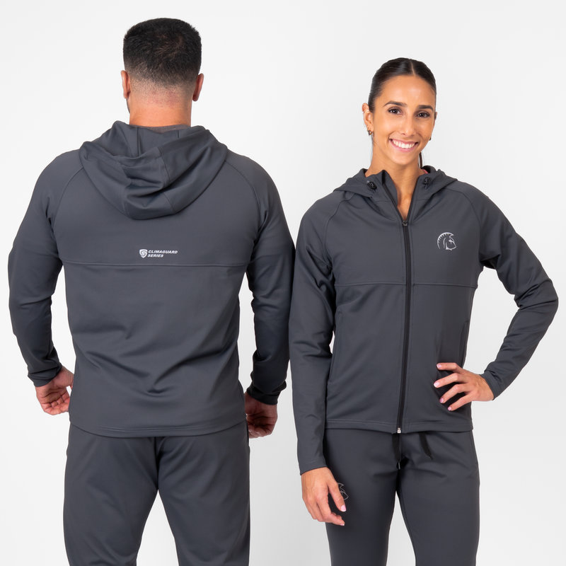 Sudadera UNISEX con cremallera Climaguard CROSS SHIELD (Core Slate Grey) 4 Sudadera UNISEX con cremallera Climaguard CROSS SHIELD (Core Slate Grey) - Imagen 4