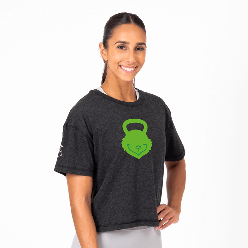 Camiseta Ecoactive Crop Tee II (Grinch Fit) Edición Limitada 1 Camiseta cross training Crop Tee Grinch
