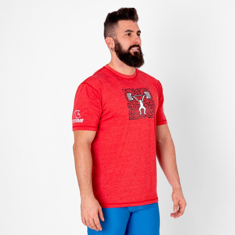 Camiseta Ecoactive (Snatch Tribute Red) 1 Camiseta cross training Snatch Tribute Red