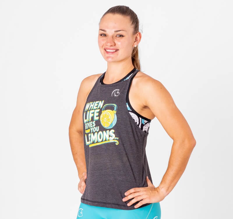 Camiseta sin mangas Ecoactive Halter (When Life Gives You Lemons...) 3 Camiseta sin mangas Ecoactive Halter (When Life Gives You Lemons...) - Imagen 3