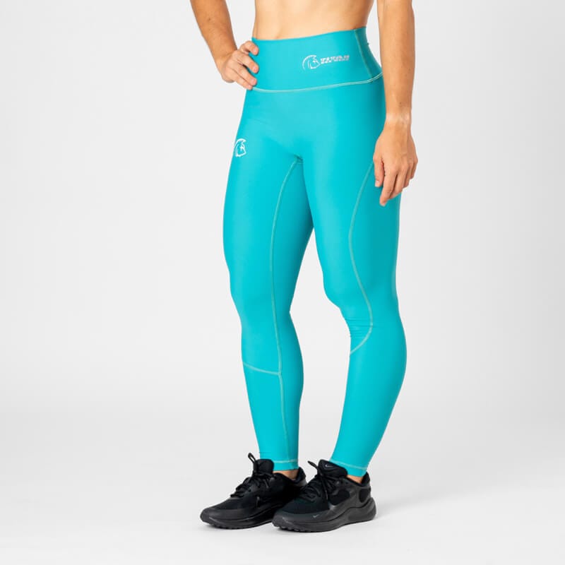 Mallas largas AuraLux II Tights Cintura Alta (Core Teal) 1 Mallas cross training Core Teal