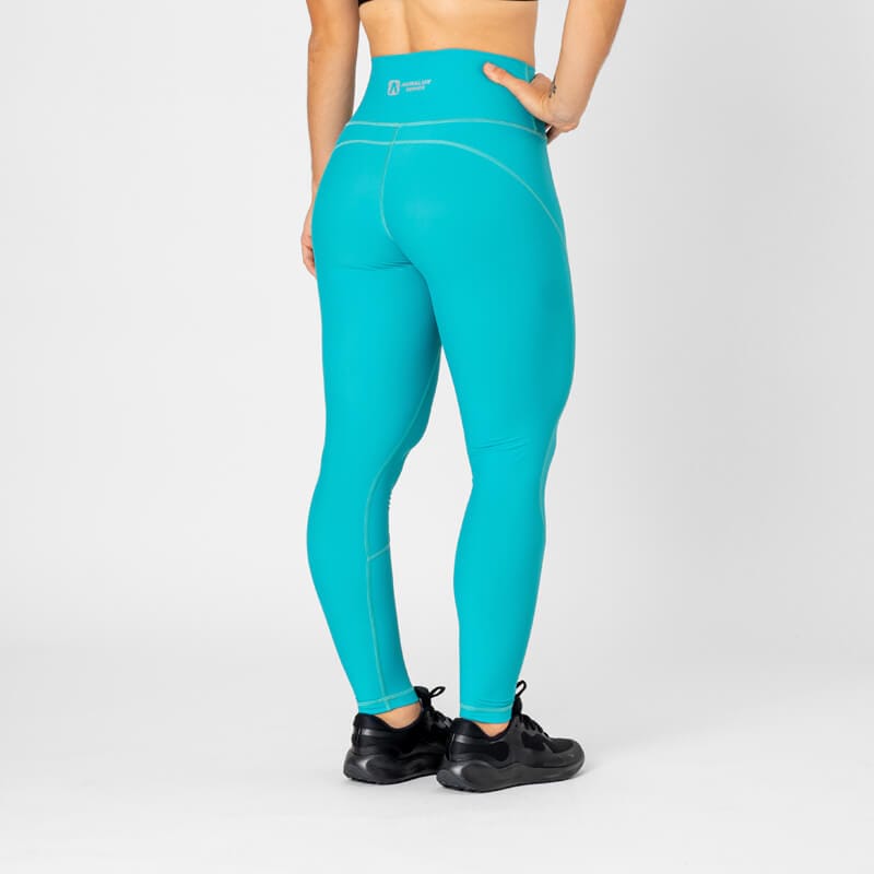 Mallas largas AuraLux II Tights Cintura Alta (Core Teal) 2 Mallas largas AuraLux II Tights Cintura Alta (Core Teal) - Imagen 2