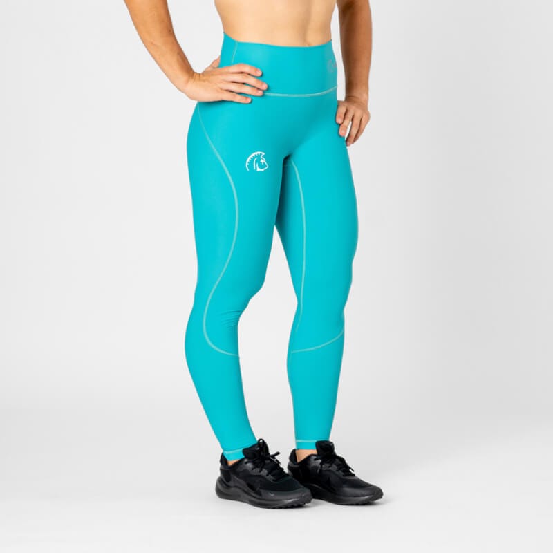 Mallas largas AuraLux II Tights Cintura Alta (Core Teal) 3 Mallas largas AuraLux II Tights Cintura Alta (Core Teal) - Imagen 3