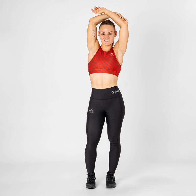 Mallas largas AuraLux II Tights Cintura Alta (Core Black) 4 Mallas largas AuraLux II Tights Cintura Alta (Core Black) - Imagen 4