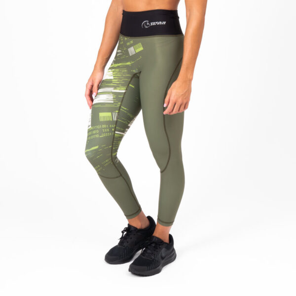 Mallas largas cross training AuraLux II Tights Cintura Alta CF Forever II Green