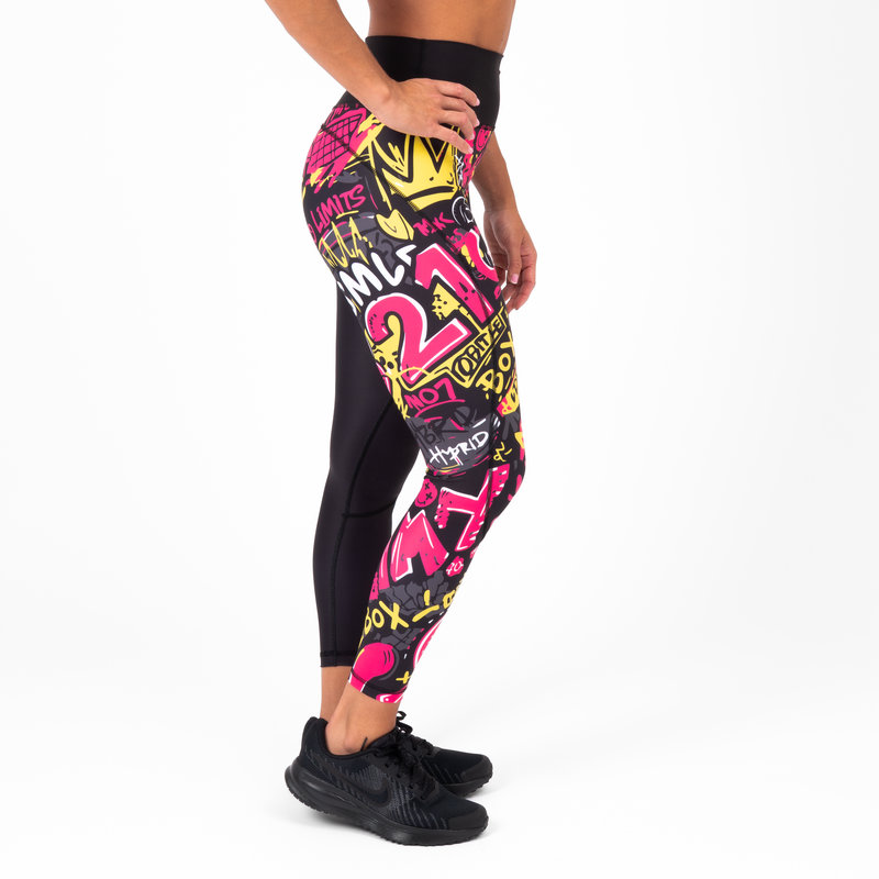 Mallas largas AuraLux II Tights Cintura Alta (3,2,1...GO Pink/Yellow) 4 Mallas largas AuraLux II Tights Cintura Alta (3,2,1...GO Pink/Yellow) - Imagen 4