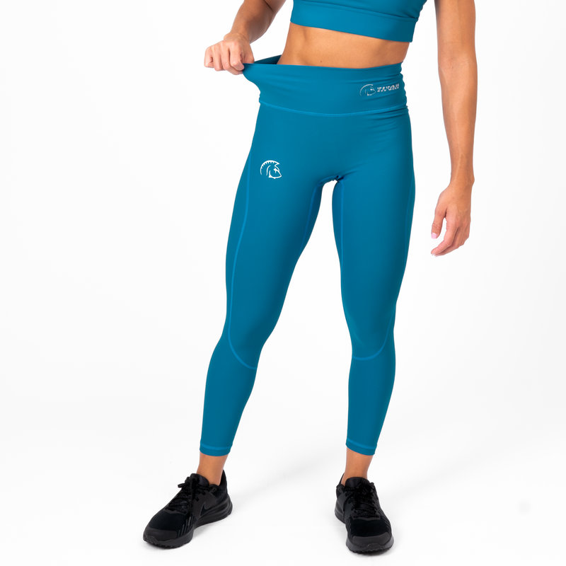 Mallas largas AuraLux II Tights Cintura Alta (Core Dark Teal) 4 Mallas largas AuraLux II Tights Cintura Alta (Core Dark Teal) - Imagen 4