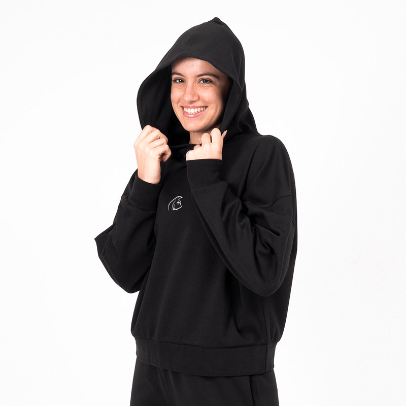 Sudadera Mujer Oversize con Capucha ClimaGuard Flow (Barbell Witch) 4 Sudadera Mujer Oversize con Capucha ClimaGuard Flow (Barbell Witch) - Imagen 4