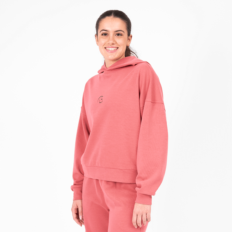 Sudadera Mujer Oversize con Capucha ClimaGuard Flow (Barbell Brat) 8 Sudadera Mujer Oversize con Capucha ClimaGuard Flow (Barbell Brat) - Imagen 8