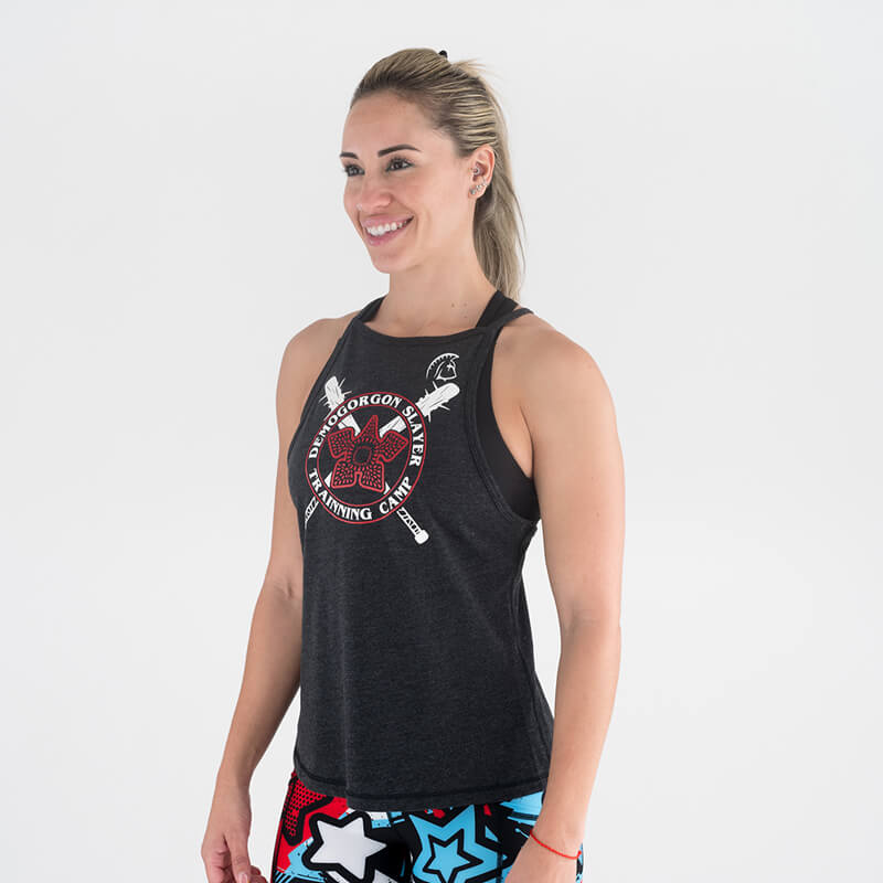 Camiseta sin mangas Ecoactive Halter (Demogorgon Slayer) 3 Camiseta sin mangas Ecoactive Halter (Demogorgon Slayer) - Imagen 3