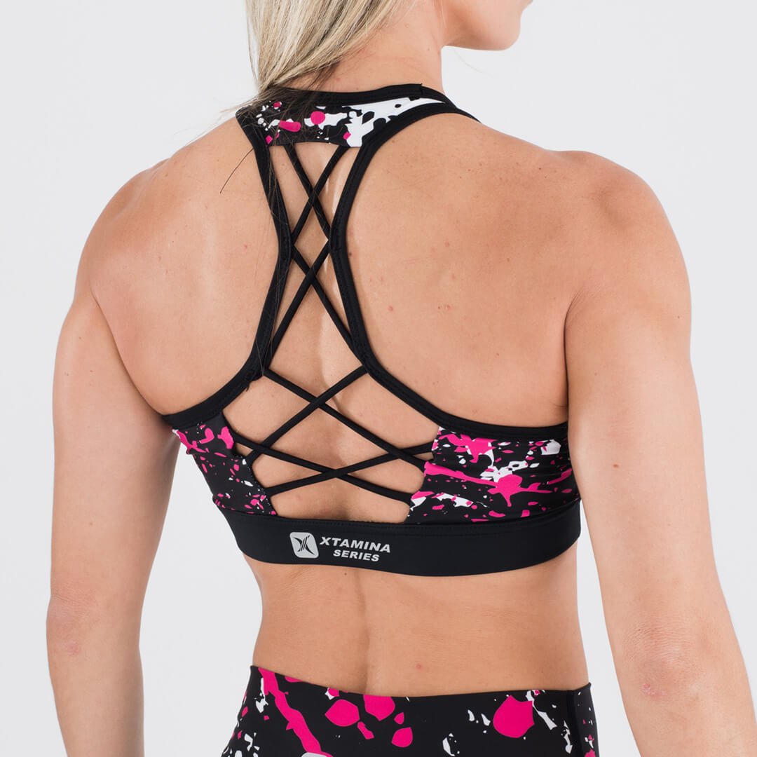 Sujetador Deportivo Xtamina Edge (Doom Black/Pink) 5 Sujetador Deportivo Xtamina Edge (Doom Black/Pink) - Imagen 5