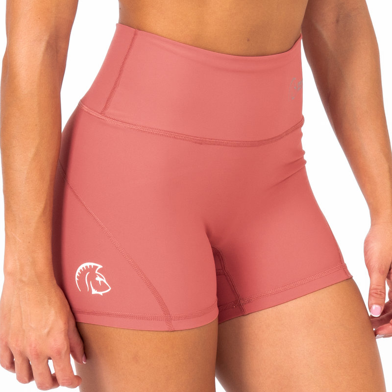 Pantalón corto AuraLux II Booty Cintura Alta (Core Rose Pink) 3 Pantalón corto AuraLux II Booty Cintura Alta (Core Rose Pink) - Imagen 3