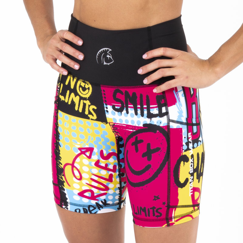Pantalón Corto AuraLux II 6" Tights Cintura Alta (NO LIMITS) 1 Pantalón Corto Cross Training Mujer Auralux II 6" Tights Cintura Alta (NO LIM