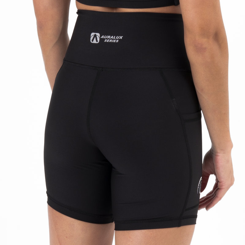 Pantalón Corto AuraLux II 6" Tights Cintura Alta (Core Black) 2 Pantalón Corto AuraLux II 6" Tights Cintura Alta (Core Black) - Imagen 2