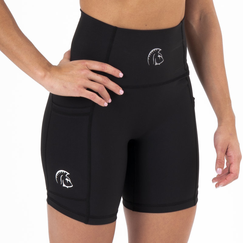 Pantalón Corto AuraLux II 6" Tights Cintura Alta (Core Black) 3 Pantalón Corto AuraLux II 6" Tights Cintura Alta (Core Black) - Imagen 3
