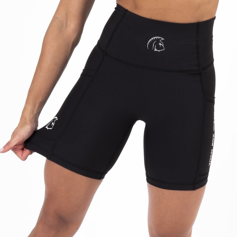Pantalón Corto AuraLux II 6" Tights Cintura Alta (Core Black) 4 Pantalón Corto AuraLux II 6" Tights Cintura Alta (Core Black) - Imagen 4