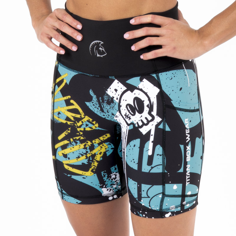 Pantalón Corto AuraLux II 6" Tights Cintura Alta (Hybrid Life) 1 Pantalón Corto Cross Training Mujer Auralux II 6" Tights Cintura Alta Hybrid Life