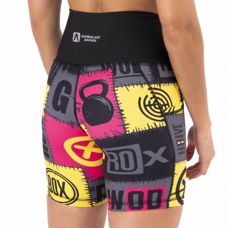 Pantalón Corto AuraLux II 6" Tights Cintura Alta (Evolve Vivid) 2 Pantalón Corto AuraLux II 6" Tights Cintura Alta (Evolve Vivid) - Imagen 2