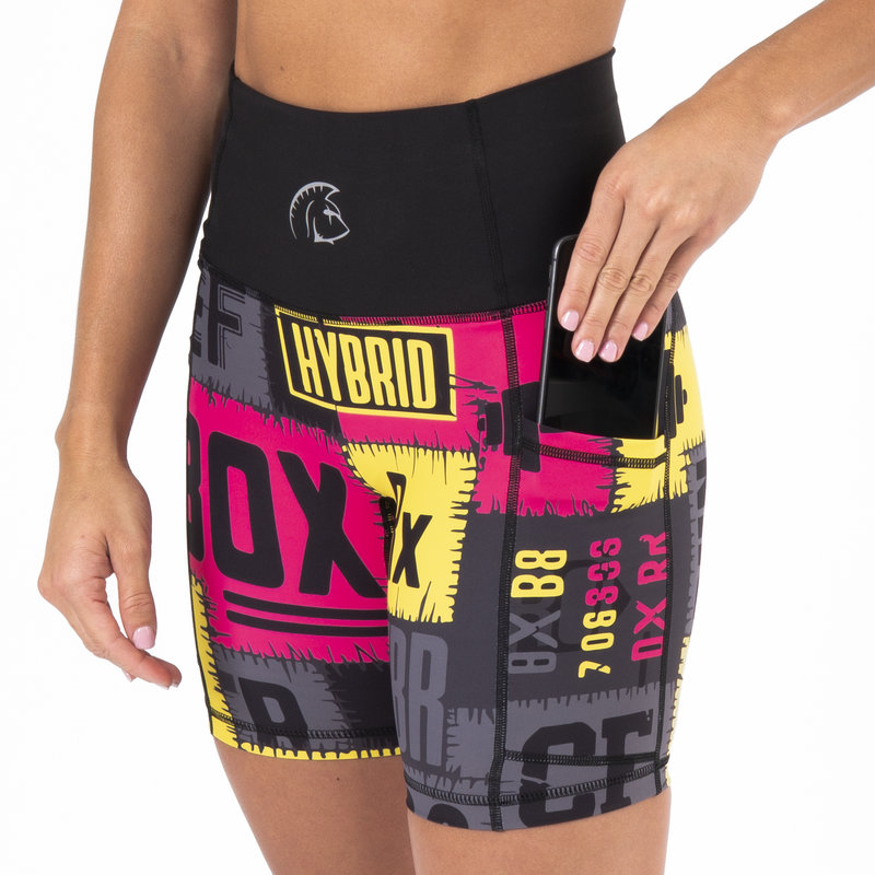 Pantalón Corto AuraLux II 6" Tights Cintura Alta (Evolve Vivid) 4 Pantalón Corto AuraLux II 6" Tights Cintura Alta (Evolve Vivid) - Imagen 4