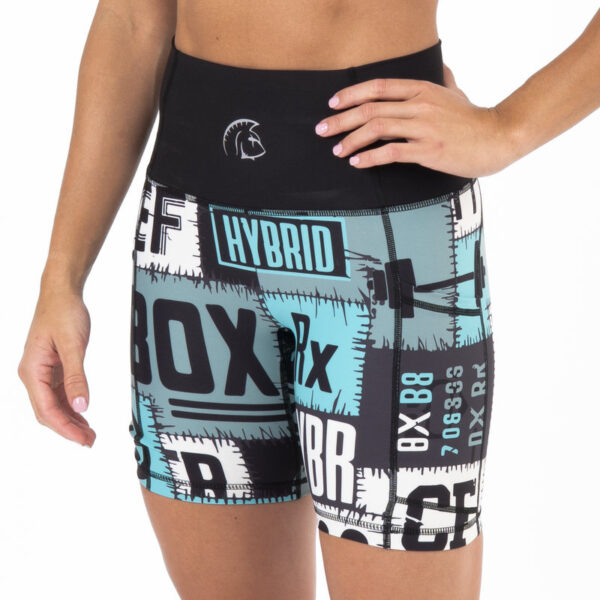 Pantalón Corto Cross Training Mujer Auralux II 6" Tights Cintura Alta Evolve Bold