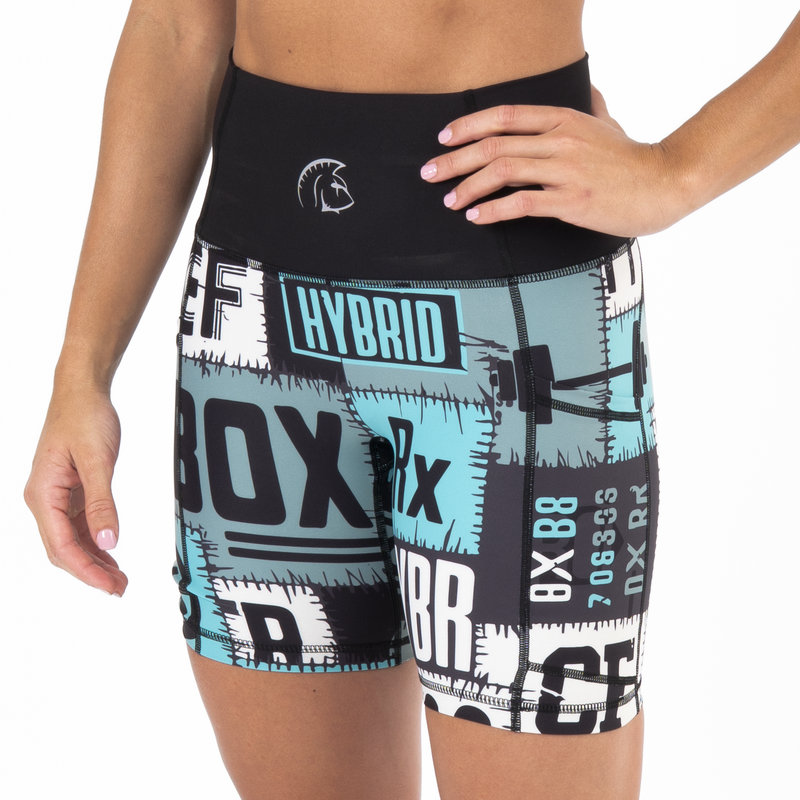 Pantalón Corto AuraLux II 6" Tights Cintura Alta (Evolve Bold) 1 Pantalón Corto Cross Training Mujer Auralux II 6" Tights Cintura Alta Evolve Bold