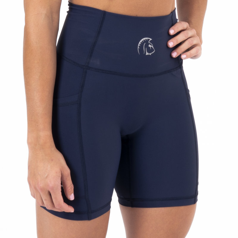 Pantalón Corto AuraLux II 6" Tights Cintura Alta (Core Deep Navy) 3 Pantalón Corto AuraLux II 6" Tights Cintura Alta (Core Deep Navy) - Imagen 3