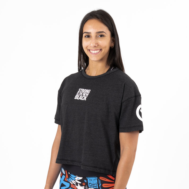 Camiseta Ecoactive Crop Tee II (Strong is the New Black) 3 Camiseta Ecoactive Crop Tee II (Strong is the New Black) - Imagen 3