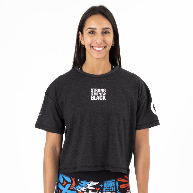 Camiseta Ecoactive Crop Tee II (Strong is the New Black) 4 Camiseta Ecoactive Crop Tee II (Strong is the New Black) - Imagen 4