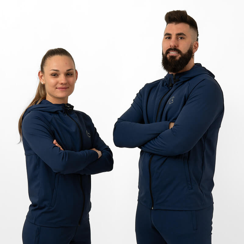 Sudadera UNISEX con cremallera Climaguard CROSS SHIELD (Core Navy) 1 Sudadera Cross Training ClimaGuard Cros Shield Core Navy