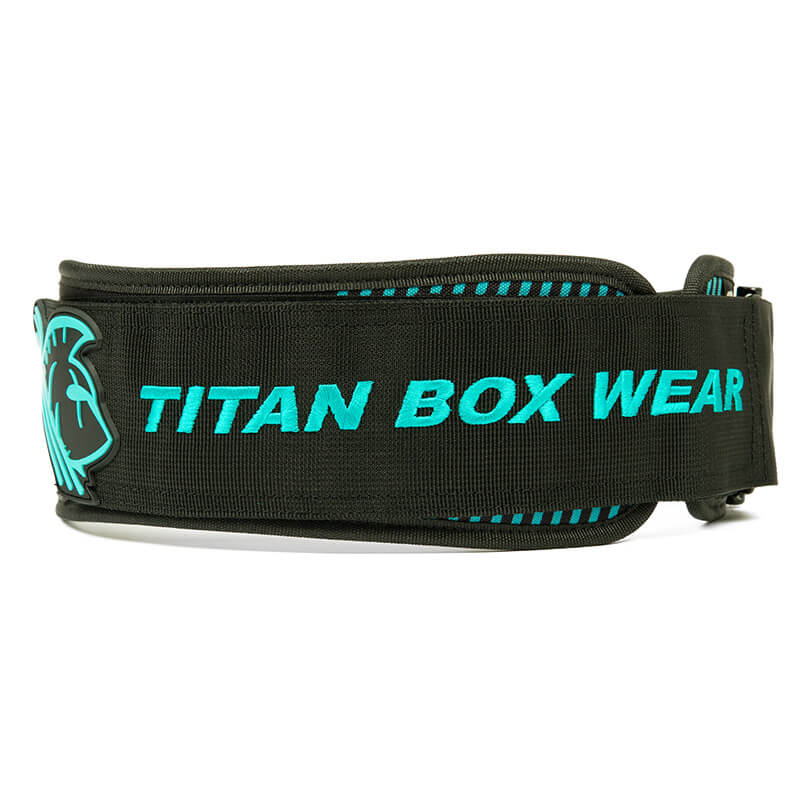 Cinturón de entrenamiento TITAN BELT II (Me vs ME Teal/black) 6 Cinturón de entrenamiento TITAN BELT II (Me vs ME Teal/black) - Imagen 6