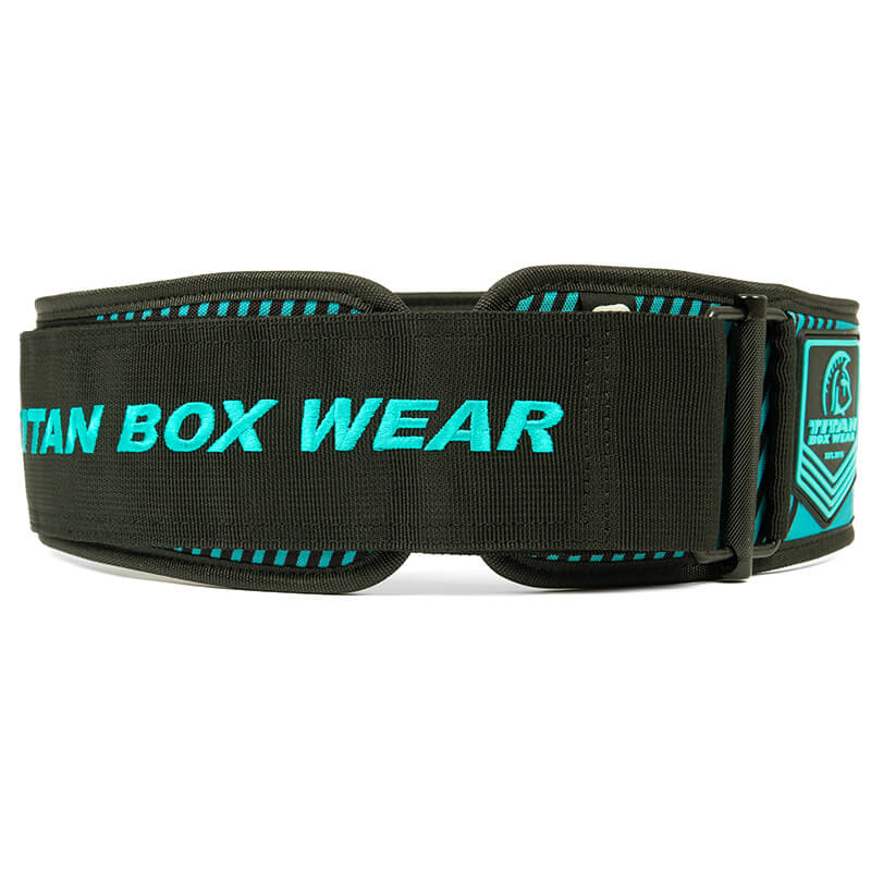 Cinturón de entrenamiento TITAN BELT II (Me vs ME Teal/black) 2 Cinturón de entrenamiento TITAN BELT II (Me vs ME Teal/black) - Imagen 2