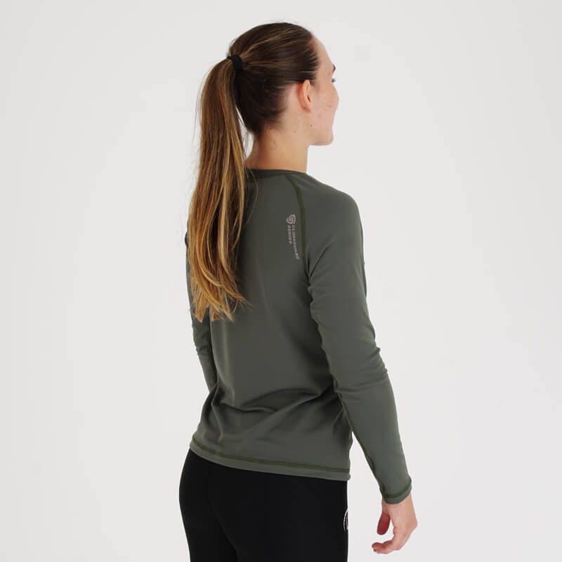 Camiseta Mujer Manga Larga Climaguard (Core Green) 2 Camiseta Mujer Manga Larga Climaguard (Core Green) - Imagen 2