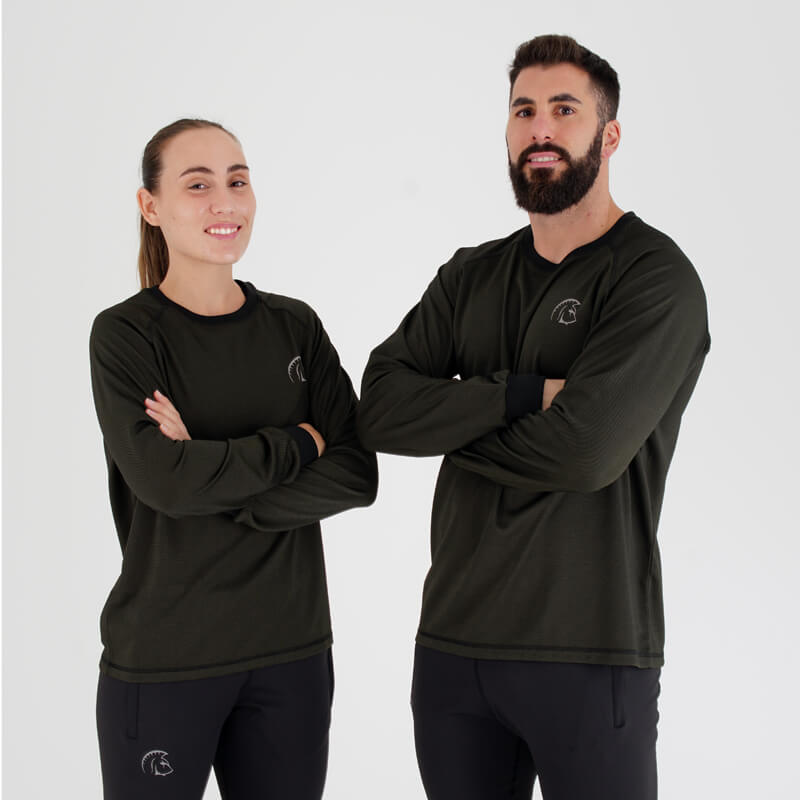 Sudadera UNISEX ClimaGuard CROSS READY (Tactical Green) 3 Sudadera UNISEX ClimaGuard CROSS READY (Tactical Green) - Imagen 3