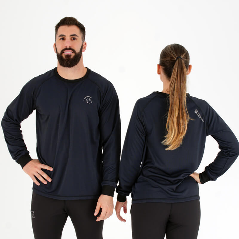 Sudadera UNISEX ClimaGuard CROSS READY (Cobalto) 2 Sudadera UNISEX ClimaGuard CROSS READY (Cobalto) - Imagen 2