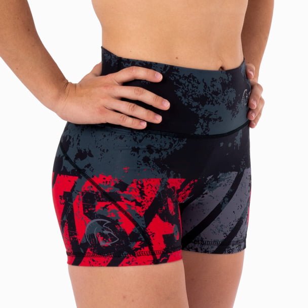 Pantalón corto AuraLux II Booty Cintura Alta (Go Franny Red) 3 Pantalón corto AuraLux II Booty Cintura Alta (Go Franny Red) - Imagen 3