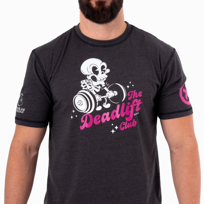 Camiseta Ecoactive (Deadlift Club Black/Pink) 4 Camiseta Ecoactive (Deadlift Club Black/Pink) - Imagen 4