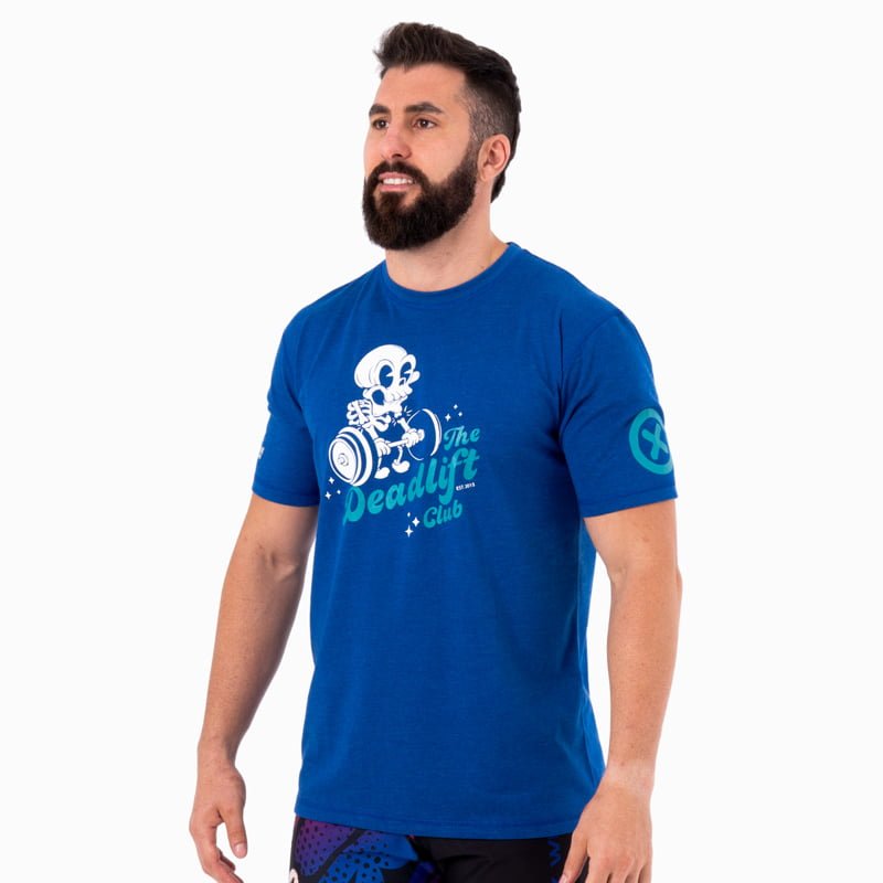 Camiseta Ecoactive (Deadlift Club Royal Blue/Teal) 3 Camiseta Ecoactive (Deadlift Club Royal Blue/Teal) - Imagen 3
