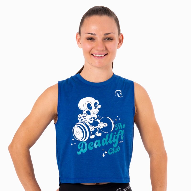 Camiseta sin mangas Ecoactive WOD Tank (Deadlift Club Royal Blue/Teal) 4 Camiseta sin mangas Ecoactive WOD Tank (Deadlift Club Royal Blue/Teal) - Imagen 4