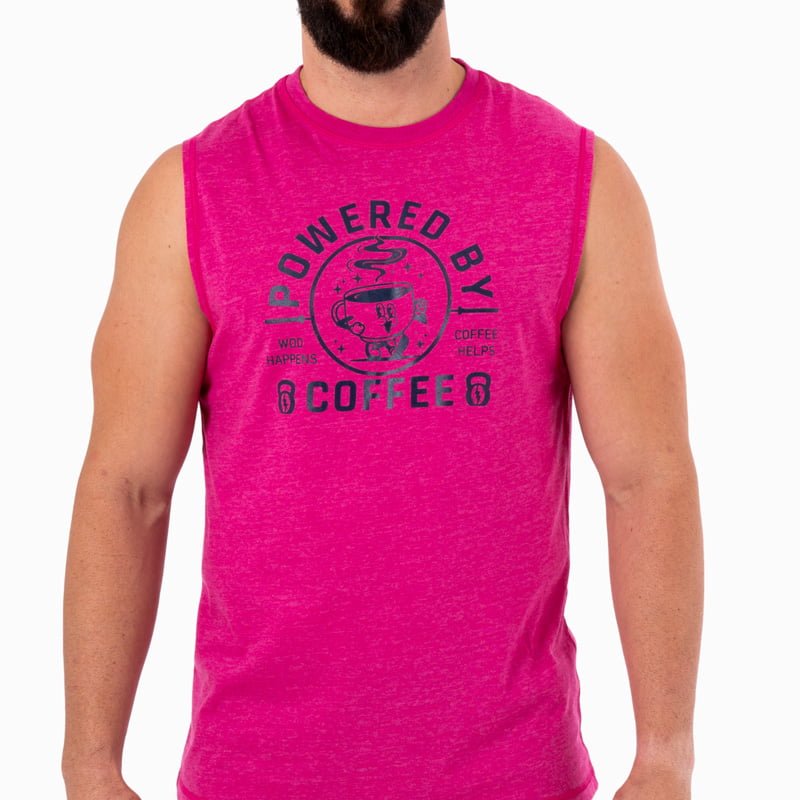 Camiseta sin mangas Ecoactive Hombre (Powered by Coffee) 4 Camiseta sin mangas Ecoactive Hombre (Powered by Coffee) - Imagen 4