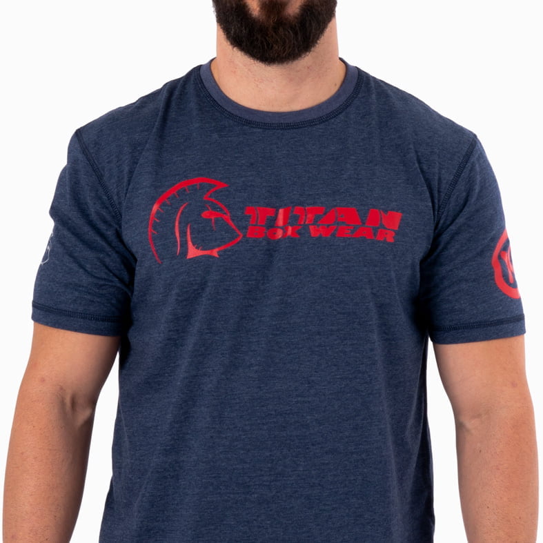 Camiseta Ecoactive (Cross Core Navy/Red) 4 Camiseta Ecoactive (Cross Core Navy/Red) - Imagen 4
