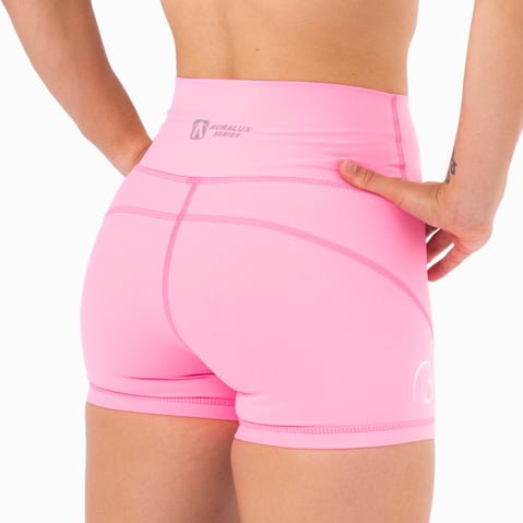 Pantalón corto AuraLux II Booty Cintura Alta (Core Glory Pink) 2 Pantalón corto AuraLux II Booty Cintura Alta (Core Glory Pink) - Imagen 2