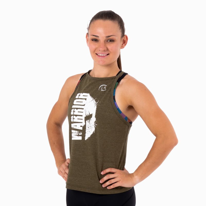 Camiseta sin mangas Ecoactive Halter (Spartan Green) 3 Camiseta sin mangas Ecoactive Halter (Spartan Green) - Imagen 3