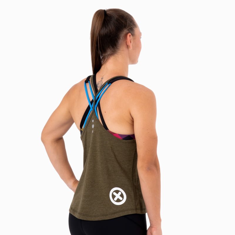 Camiseta sin mangas Ecoactive Halter (Spartan Green) 2 Camiseta sin mangas Ecoactive Halter (Spartan Green) - Imagen 2