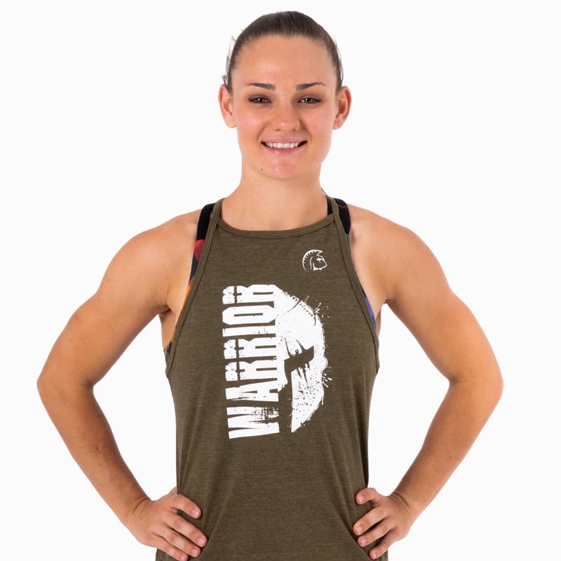 Camiseta sin mangas Ecoactive Halter (Spartan Green) 4 Camiseta sin mangas Ecoactive Halter (Spartan Green) - Imagen 4