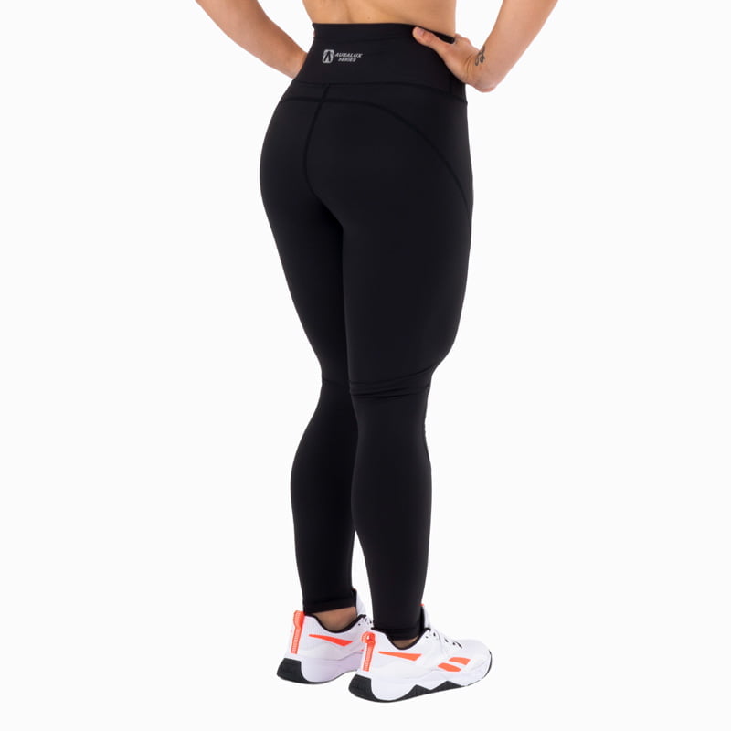 Mallas largas AuraLux Tights Cintura Alta (Core Black) 2 Mallas largas AuraLux Tights Cintura Alta (Core Black) - Imagen 2
